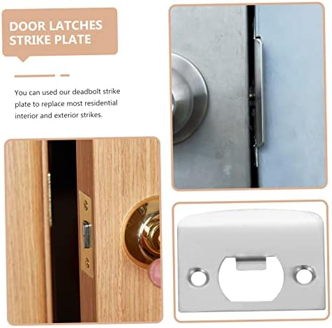 12-Piece Stainless Steel Door Plate Kit for Home Security