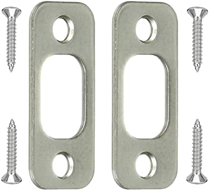 Ultra-Durable 2-Pack Door Strike Plate