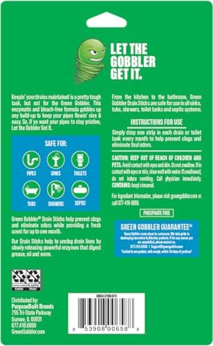 Natures Clean Power - Drain Cleaner with Enzymes for Sink Tubs Sewer