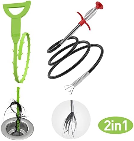 DRPEN Flexible Grabber Claw Tool - Sink Drainer Auger