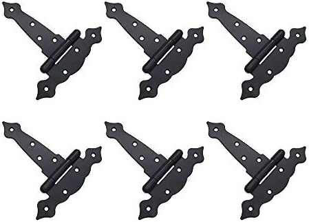 6-Piece Heavy Duty Shed Hinges Set