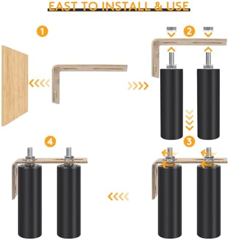 Neiteli 6 Gate Roller Guide with L Bracket