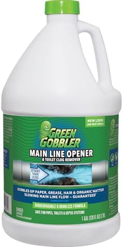 Green Gobbler Ultimate Main Drain Opener Effortlessly Clogs Hair