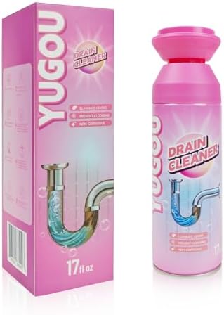 Yugou Foaming Drain Cleaner Sink Bathtub Clog Remover