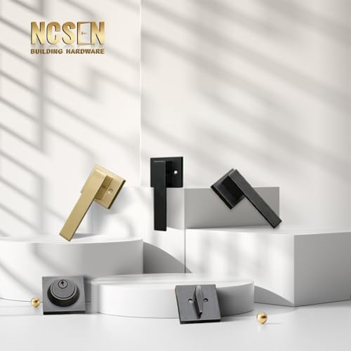 NCSEN Front Door Lock Set with Matte Black Finish