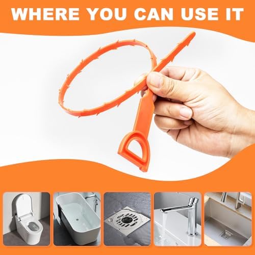 Drain Clog Remover - Effective 20-inch Snake