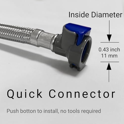 HOMYEP Quick-Connect Faucet Lines