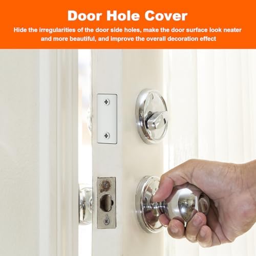 protects your door with its sturdy edge hole filler plate HomeInn