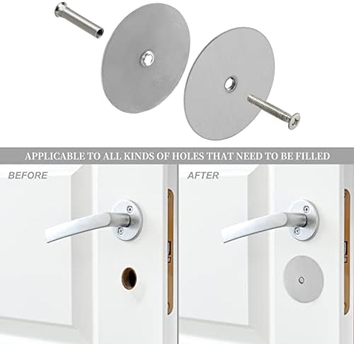 Stainless Steel Door Hole Cover Plate for Home Security