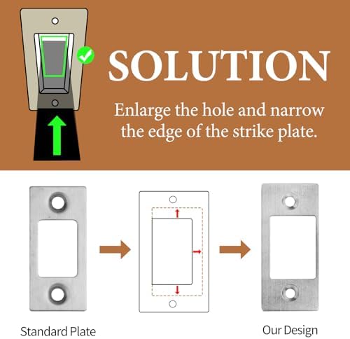 Deadbolt Restorer Strike Plates