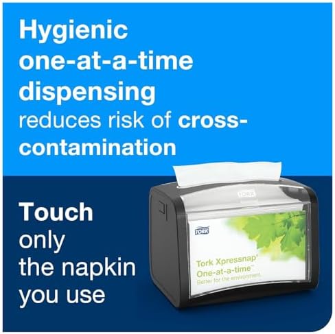 Tork XpressNap High-Quality Dispenser Napkin 12 x 500