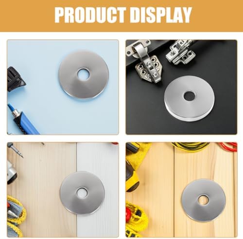 Elegant 2-Piece Stainless Steel Shower Arm Flange Covers for Modern Bathrooms