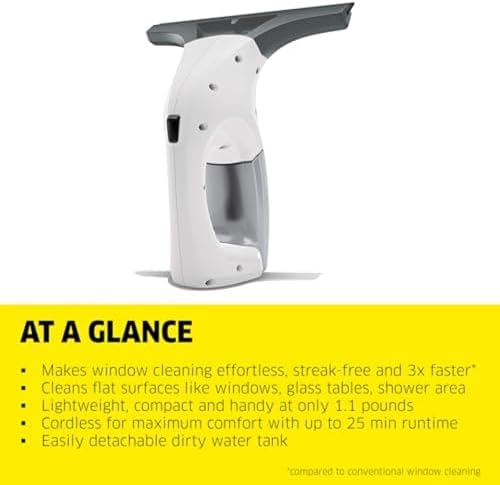 Krcher WV 1 Electric Window Vacuum Squeegee