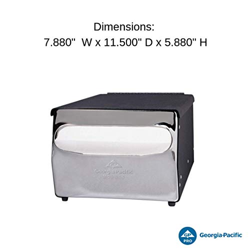 Georgia-Pacific Dixie Countertop Napkin Dispenser Chrome Model