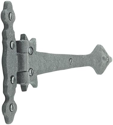 Antique Victorian Black Wrought Iron Door Hinges