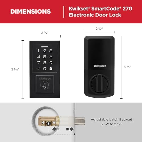 Kwikset SmartCode 270 Touchpad Door Lock