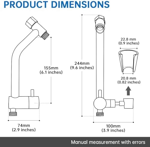 Durable versatile shower valve for USA