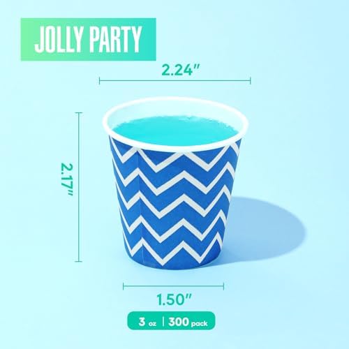 JOLLY PARTY 300Pack Disposable Cups