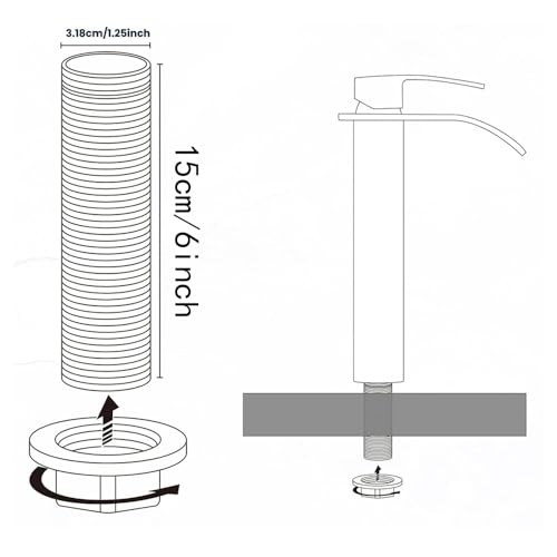 Sturdy Faucet Extension Tube