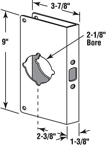 Stainless Steel Door Lock Reinforcement Plate