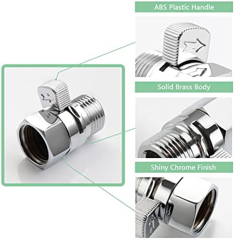 Perfect Fit Shower Regulator - Easy Flow Control for Chrome Brass Head