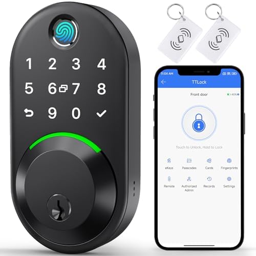 Smart Keyless Door Lock Fingerprint App Control