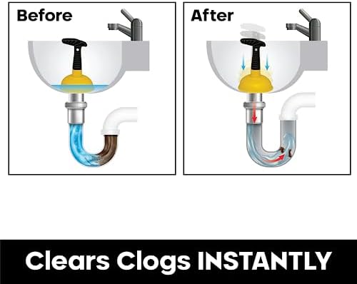 Powerful Compact Sink Plunger for RVs Showers More