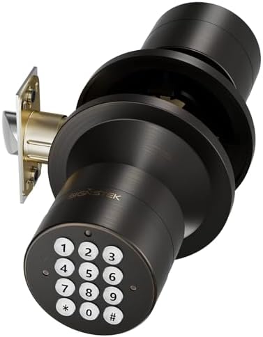 Signstek Keyless Entry Door Lock with Keypad and Mute Function