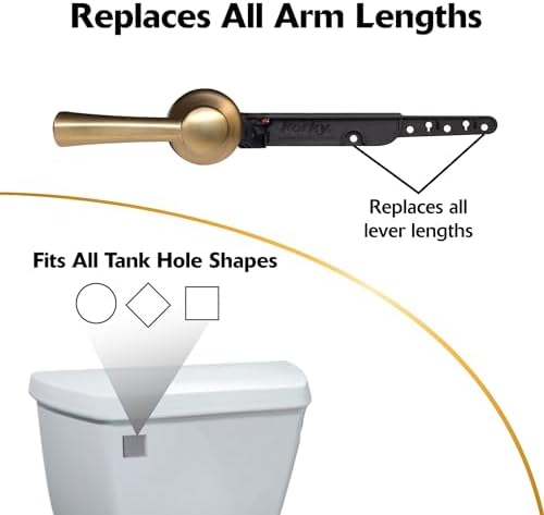 Premium StrongARM Tank Lever for Korky toilets durable and stylish