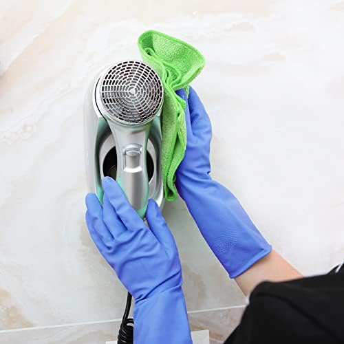 Rubber Kitchen Gloves - Non-SlipReusable Durable 4 Pairs Set