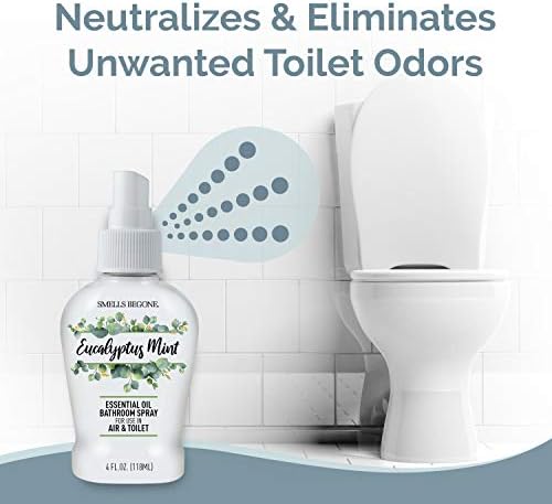 Begone - Eliminate Toilets odors 4 oz essential oil air freshener
