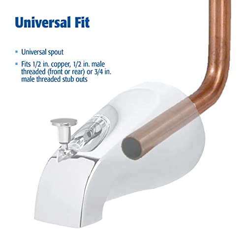 Plumb Pak Universal Bathtub Spout with Diverter