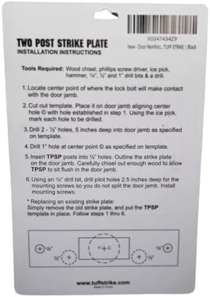 TUFF STRIKE Door Reinforcement Strengthen Your Door