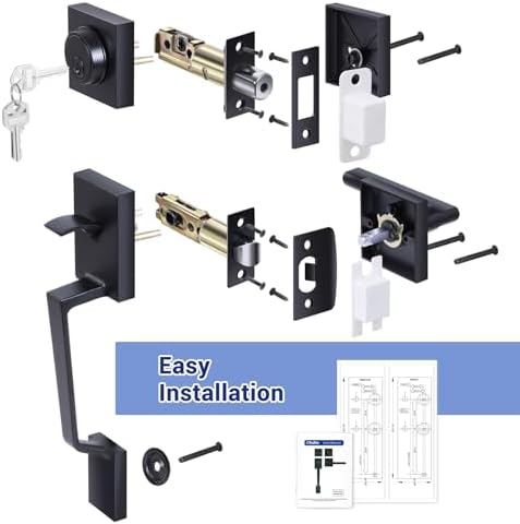 Sturdy Front Door Lock Set for Entryways