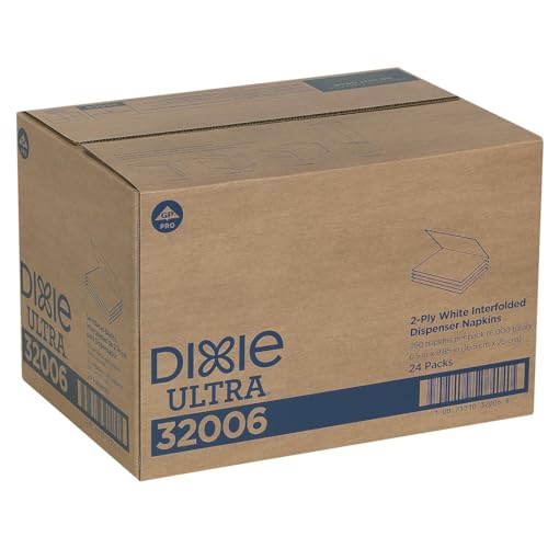 Uplift Georgia-Pacific Dixie Ultra Interfold 2-Ply Paper Napkin Dispenser Refill