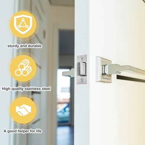Tophoniex Deadbolt Restorer Strike Plate with Screws