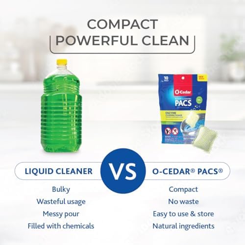 O-Cedar PACS Crisp Citrus Floor Cleaner 1-Pack