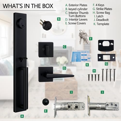 Explore the NEWBANG Heavy Duty Keyed Handleset for Your Door