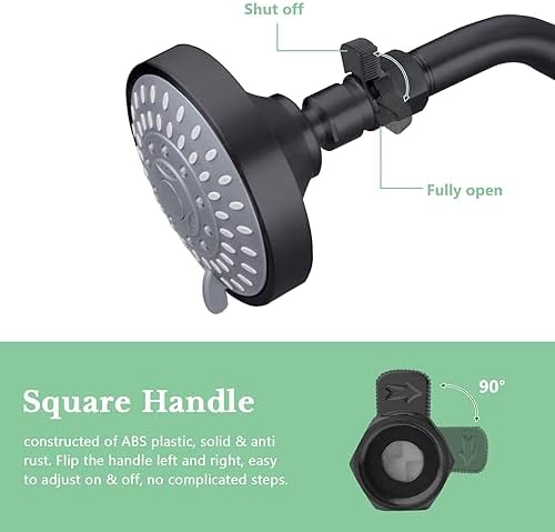 APLusee Shower Flow Restrictor withlever control
