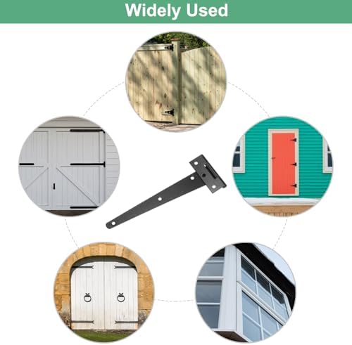 MMeterXity 2-Pack Shed Door Hinges