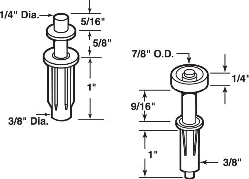 Prime-LineN7266 Bi-Fold Door Pivot Guide Wheel