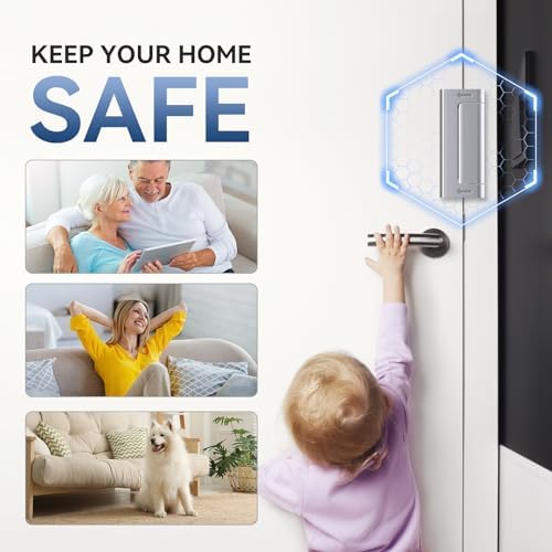 Top Choice Door Reinforcement Lock for Childproof Security