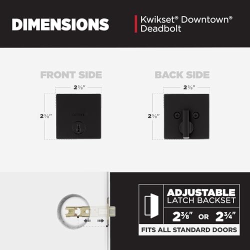 Kwikset Downtown Deadbolt Lock
