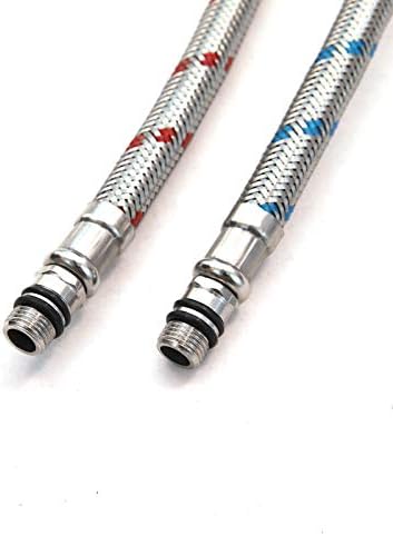 BWE 16-Inch Stainless Steel Faucet Supply Hose