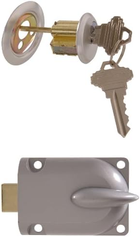 The Hillman Group 852754 Dead Bolt and Cylinder Lock Silver
