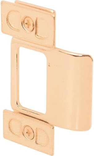 Adjustable Strike Plate for Hinged Doors