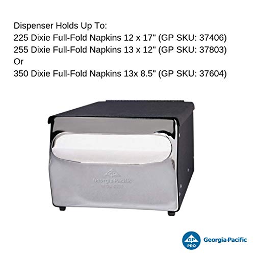 Georgia-Pacific Dixie Countertop Napkin Dispenser Chrome Model