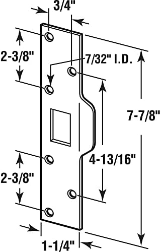 Maximum Security Door Latch Strike