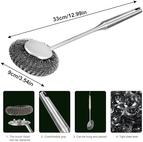 Effortless 304 Stainless Steel Scrub Set