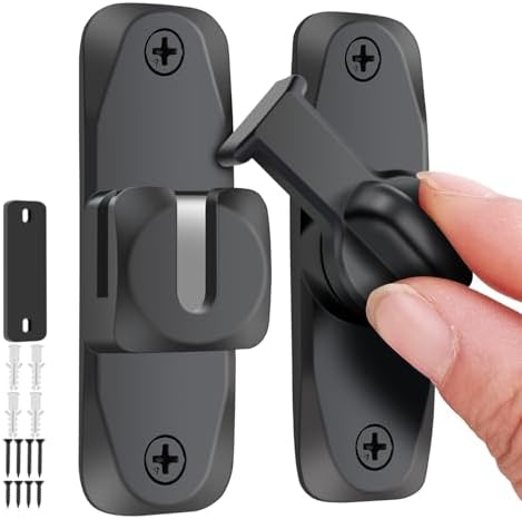 VEAPIZ 90180 Degree Barn Door Lock